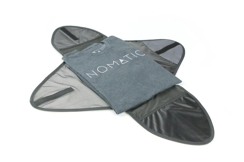 Nomatic Shirt Organizer - 5-Shirt Organizer | Hanging Travel Organizer with Clothes Folder Folding Board Included (Black) - Image 3